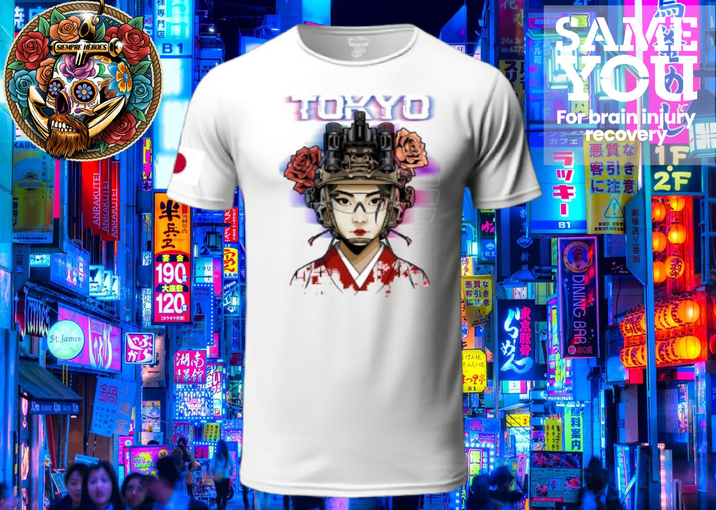 Tokyo Rose T Shirt by LZH Hockey
