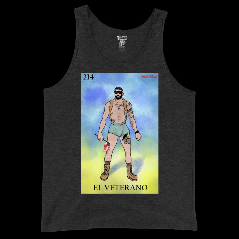 El Veterano Lotería Tank Top by La Linea MEXUSMAR