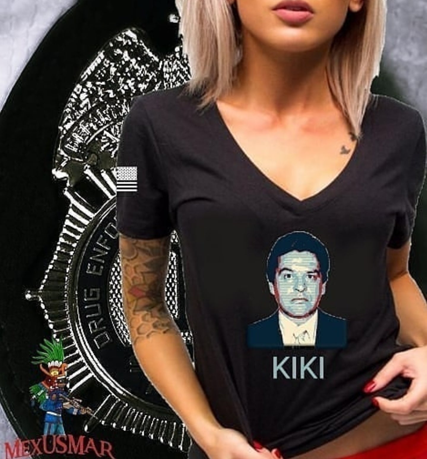 The KIKI 2.0 Women's T Shirt by La Linea MEXUSMAR