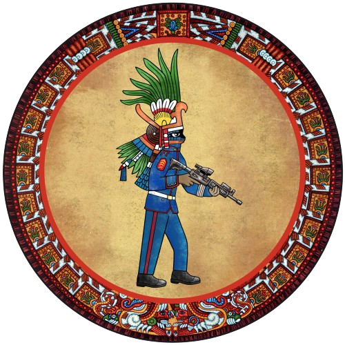 The Sgt Huitz 2.0 Premium Hoodie/Zip-Up hoodie by La Línea MEXUSMAR