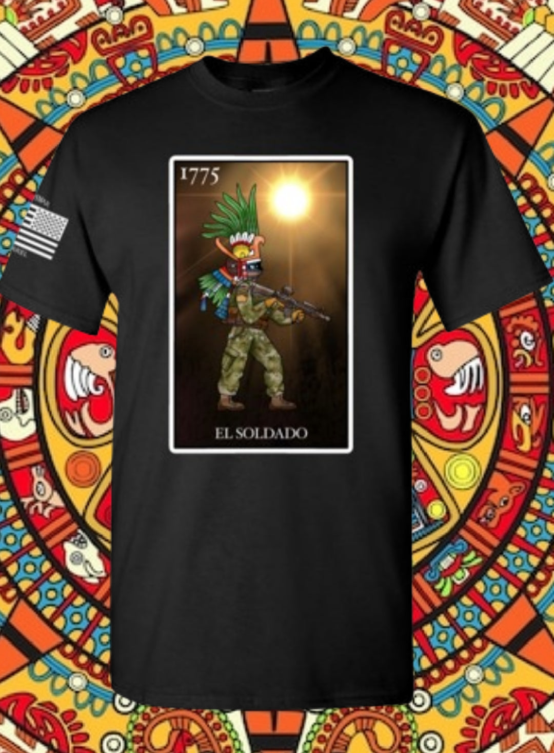 El Soldado Loteria T Shirt by La Linea MEXUSMAR