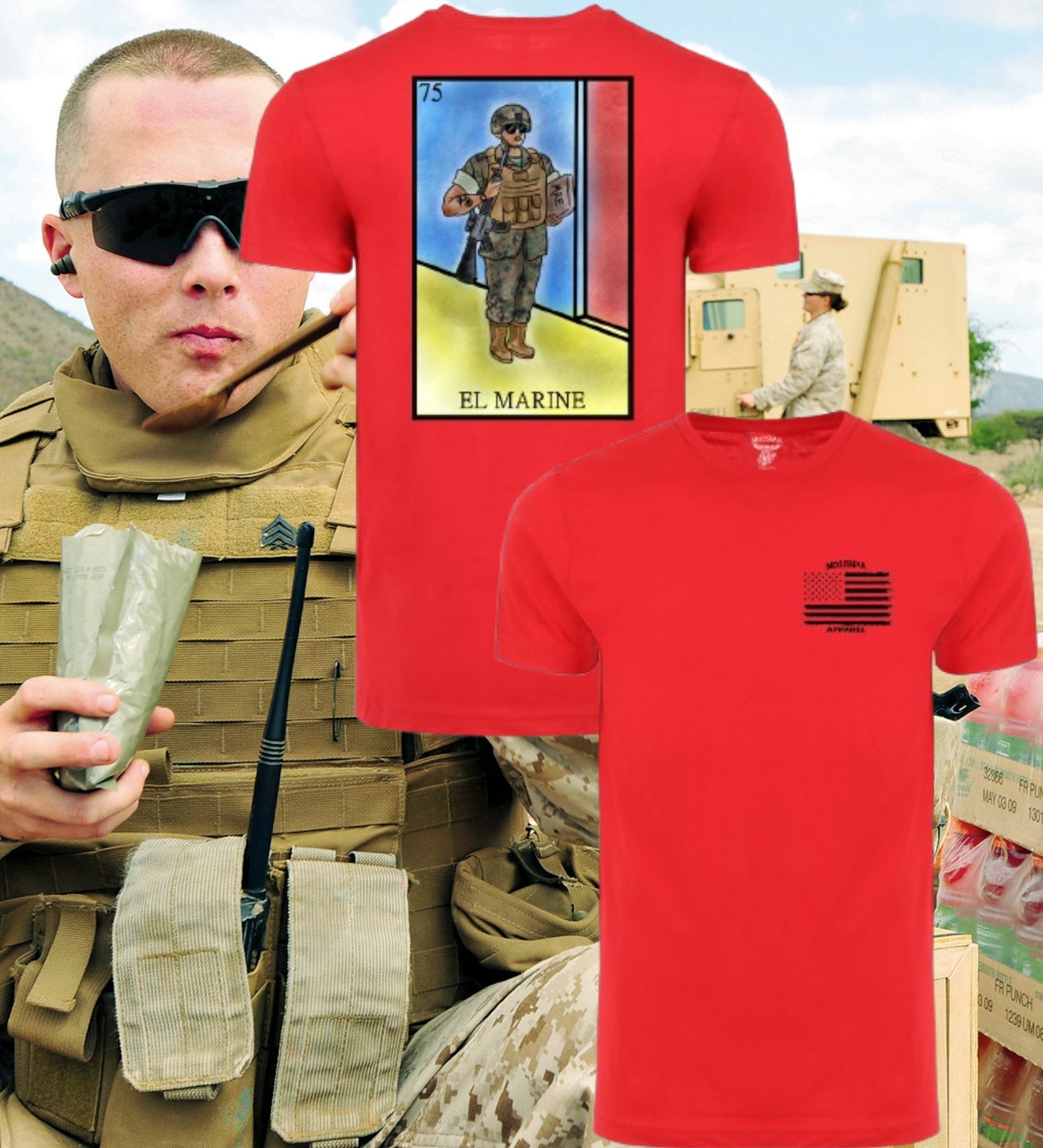 El Marine Loteria T by La Linea MEXUSMAR