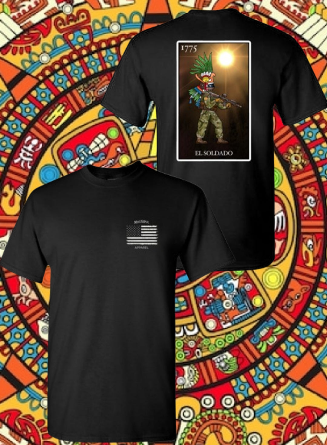 El Soldado Loteria T Shirt by La Linea MEXUSMAR