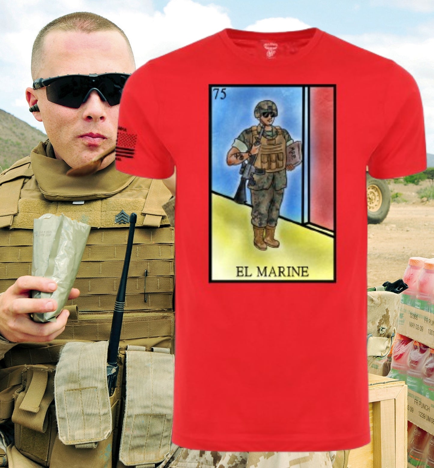El Marine Loteria T by La Linea MEXUSMAR