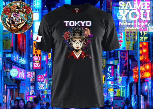 Tokyo Rose T Shirt by LZH Hockey