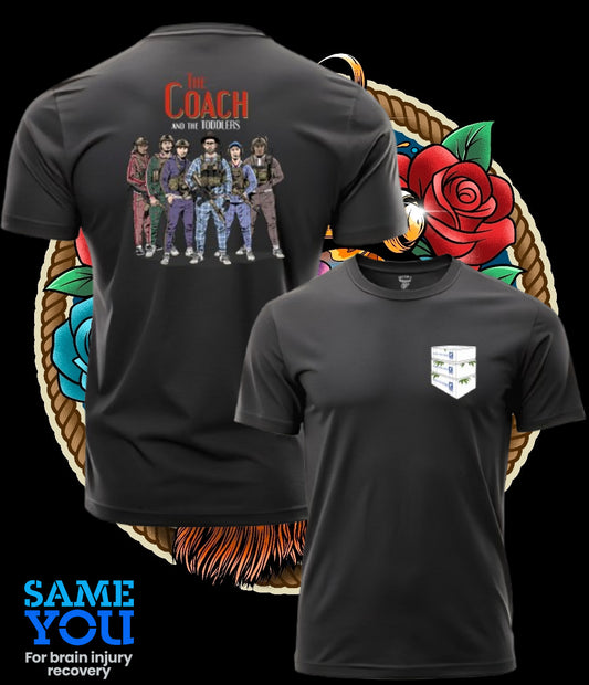 The Coach and the Toddlers T Shirt by LZH Hockey