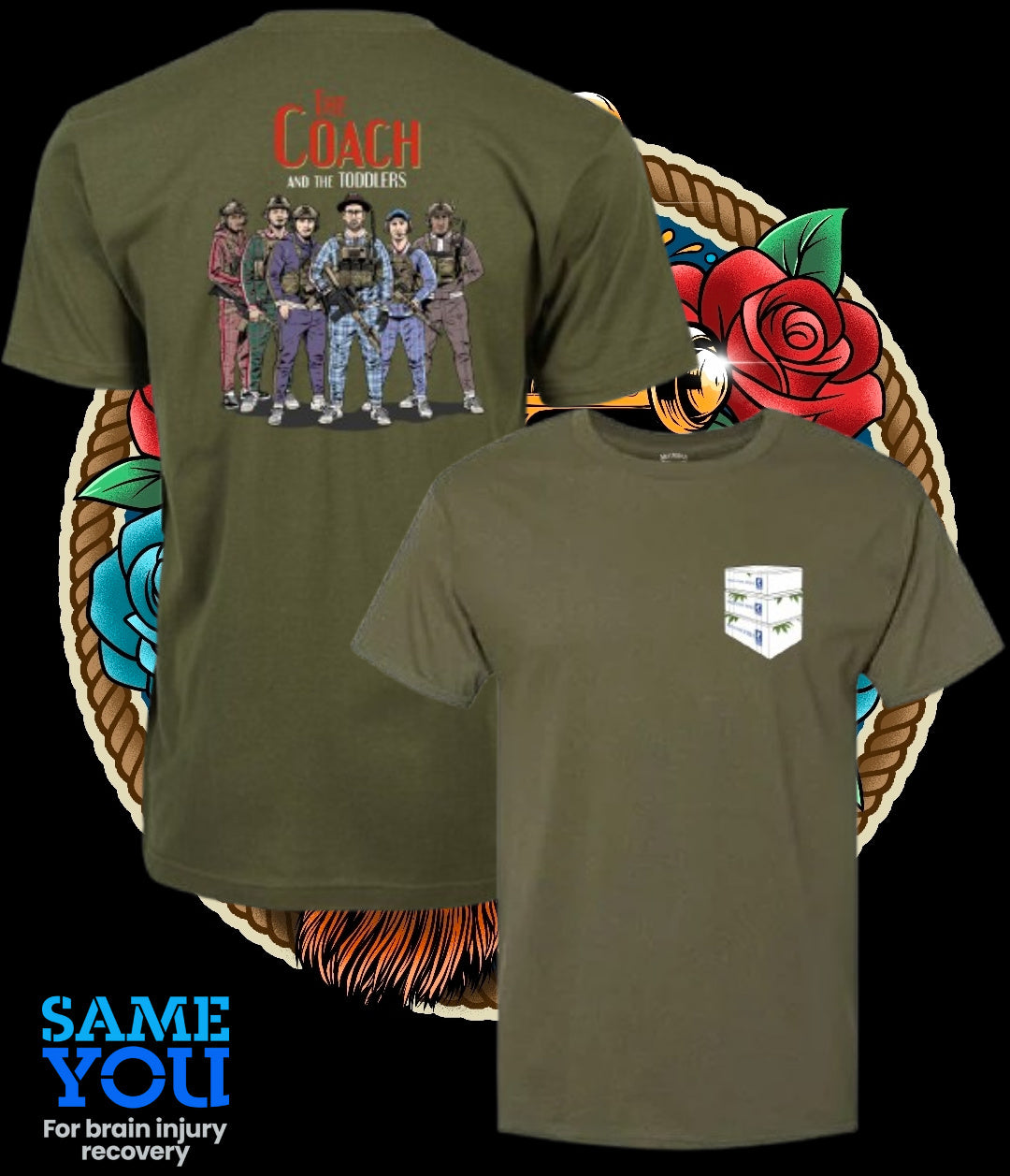 The Coach and the Toddlers T Shirt by LZH Hockey