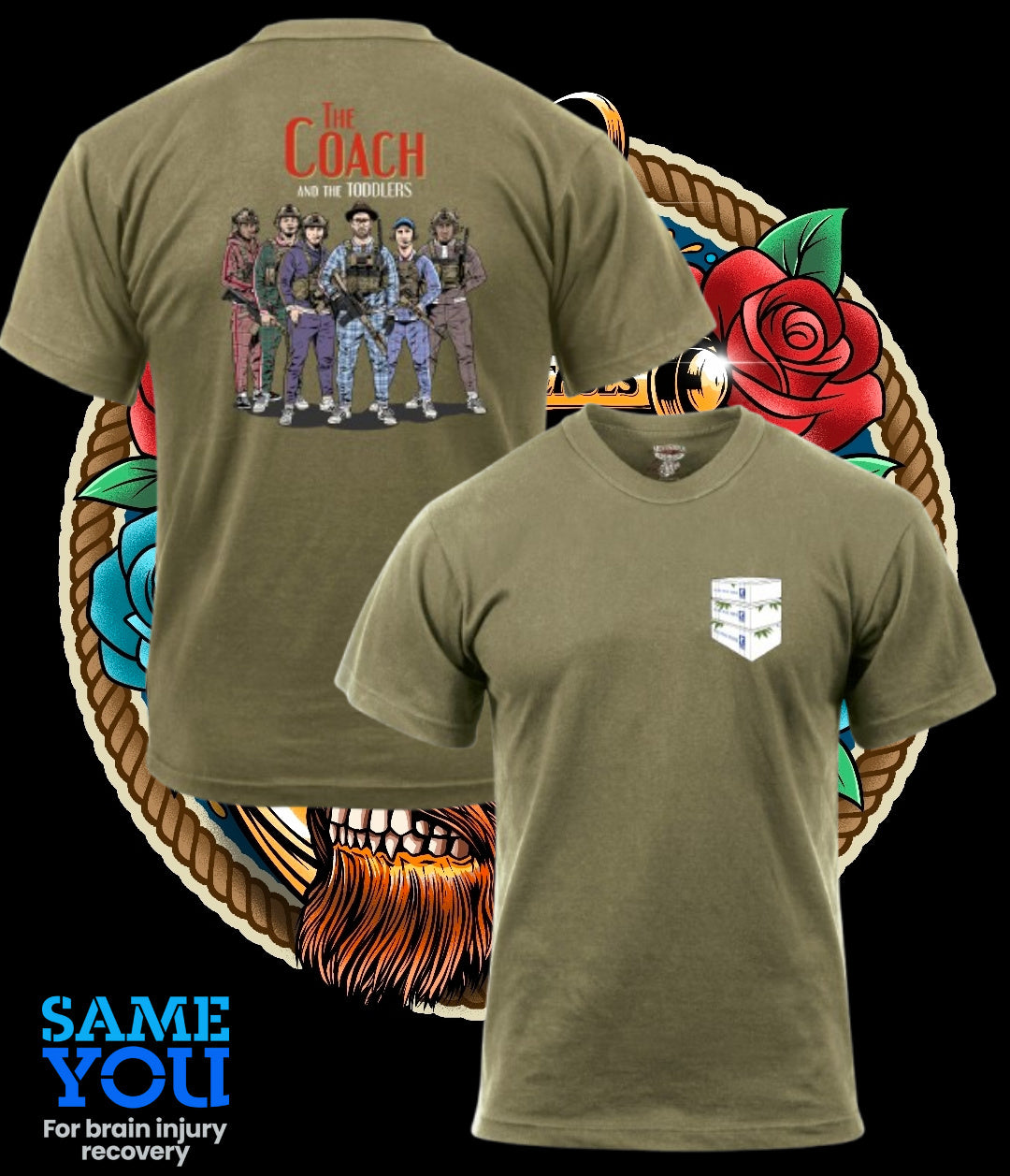 The Coach and the Toddlers T Shirt by LZH Hockey