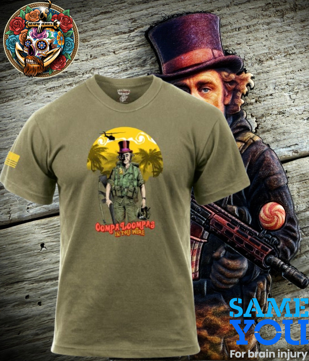 The Oompa Loompas In The Wire T Shirt by LZH Heroes