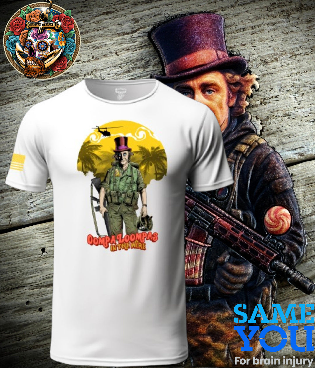 The Oompa Loompas In The Wire T Shirt by LZH Heroes