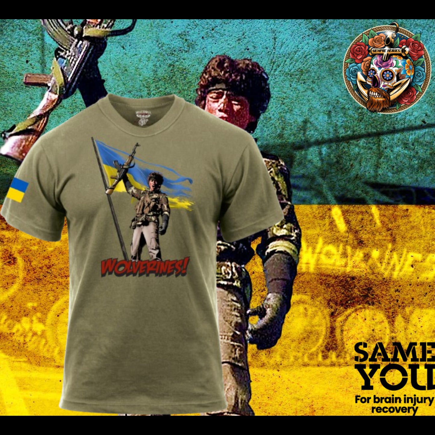 The Wolverines Never Die T Shirt by LZH Heroes