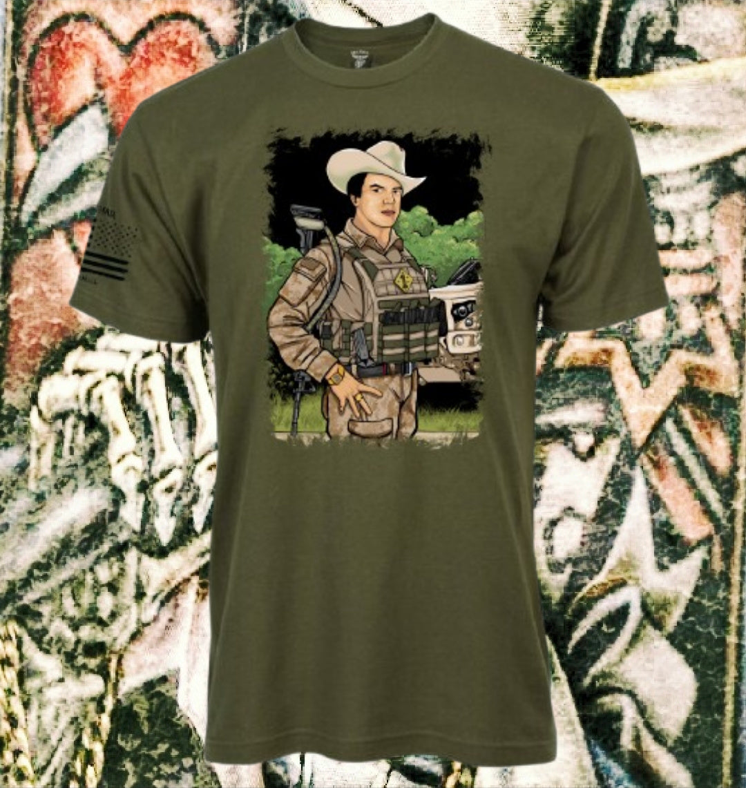 El Pelavacas Operator T Shirt by La Linea MEXUSMAR