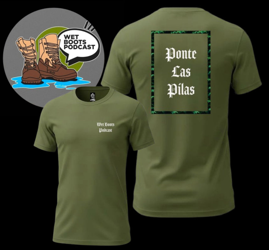Ponte Las Pilas T Shirt by Wet Boots Podcast