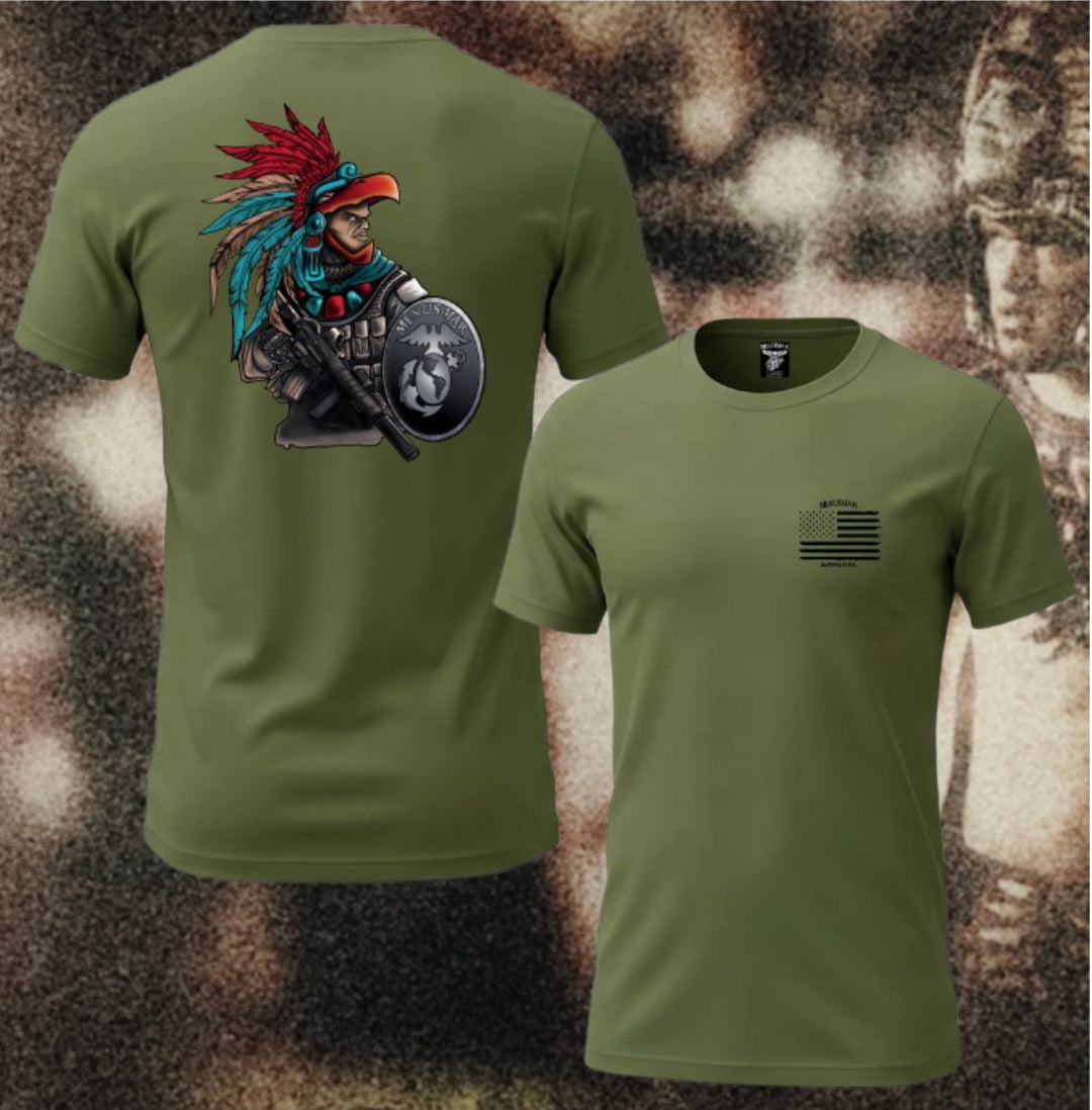 The Eagle Warrior T Shirt by La Linea MEXUSMAR