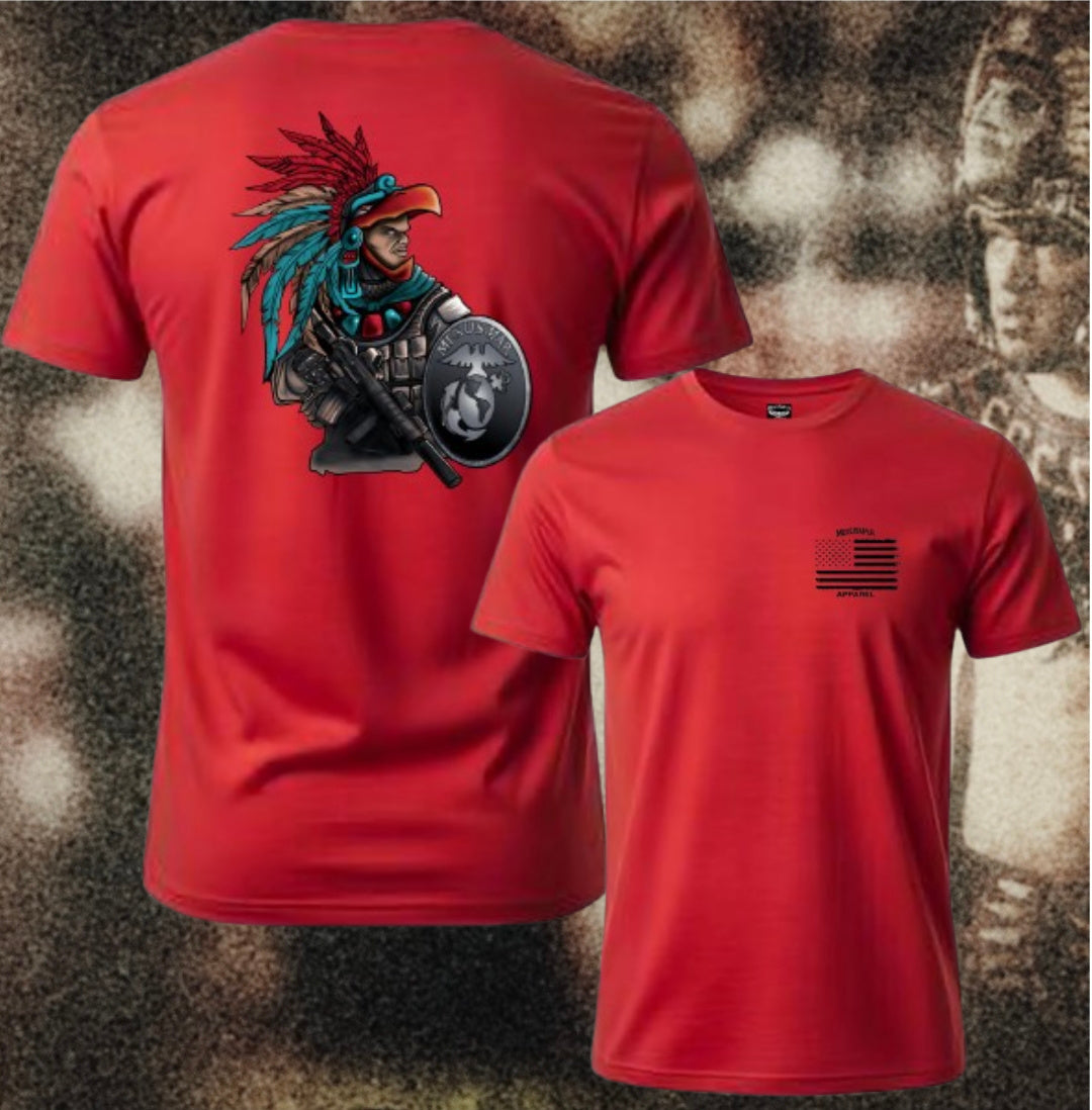 The Eagle Warrior T Shirt by La Linea MEXUSMAR