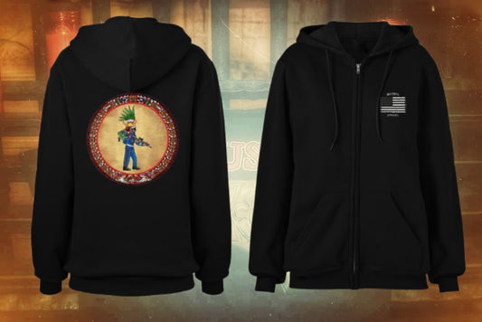 The Sgt Huitz 2.0 Premium Hoodie/Zip-Up hoodie by La Línea MEXUSMAR