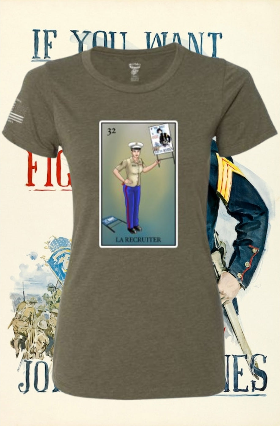 La Recruiter Loteria T-Shirt by La Linea MEXUSMAR