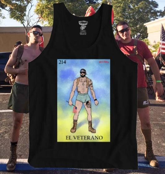El Veterano Lotería Tank Top by La Linea MEXUSMAR
