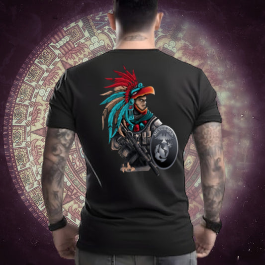 The Eagle Warrior T Shirt by La Linea MEXUSMAR