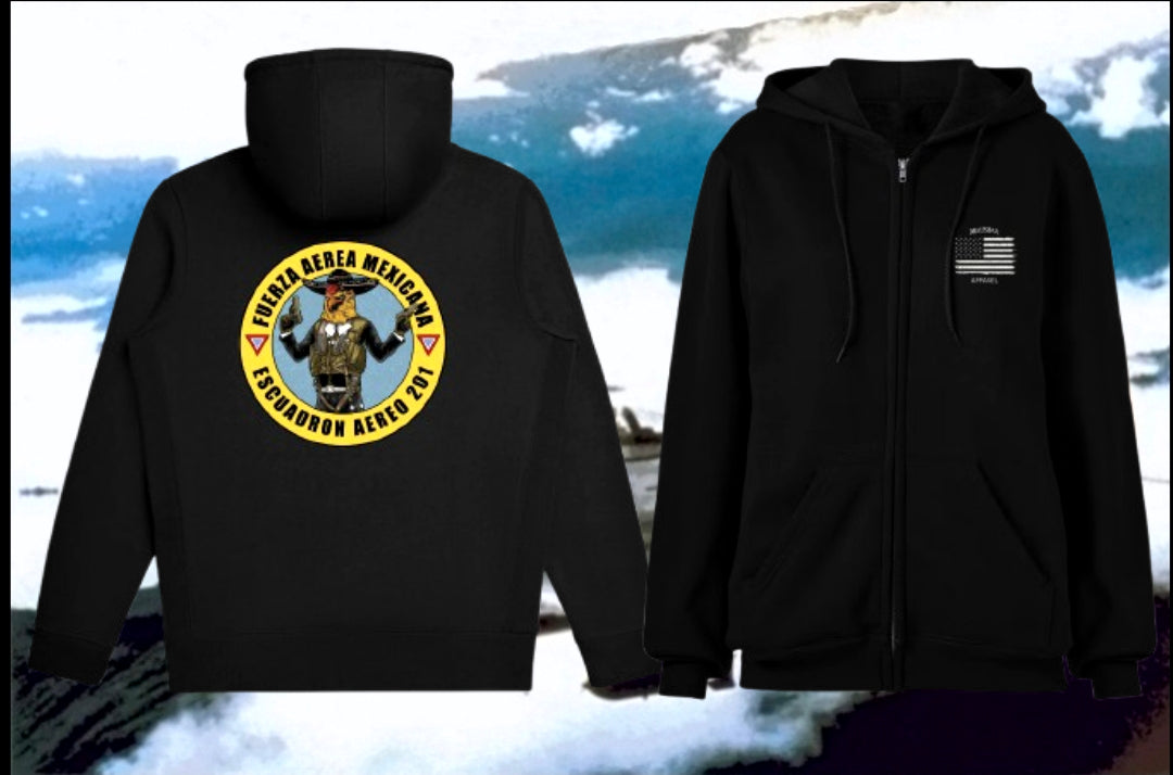 El Escuadron 201 Premium Hoodie/Zip-Up Hoodie by La Linea MEXUSMAR