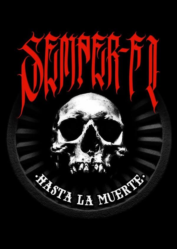 Semper Fi Hasta La Muerte 2.0 Women's T-Shirt by La Linea MEXUSMAR Pre-Sale