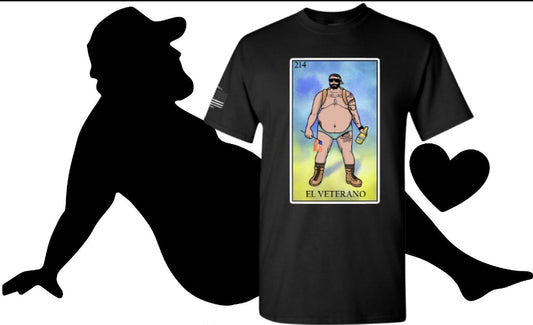 El Veterano 2.0 Loteria T Shirt by La Linea MEXUSMAR