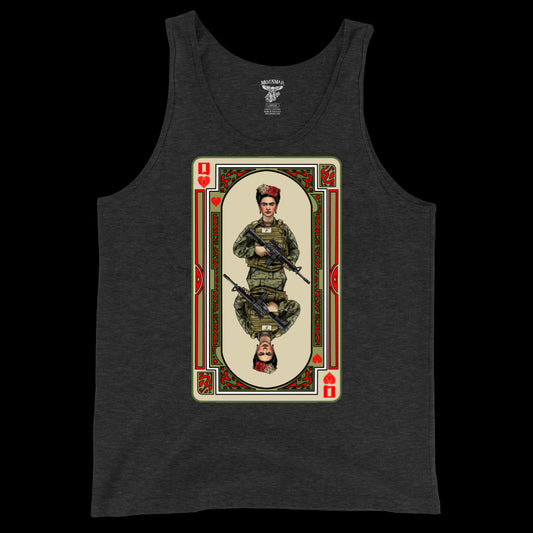 Frida, La Reina De Corazones Tank Top by La Linea MEXUSMAR