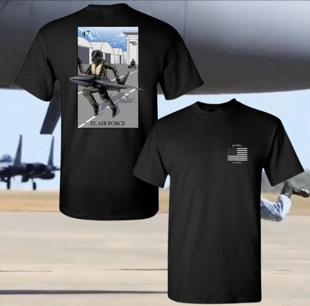 El Air Force Loteria T-Shirt by La Linea MEXUSMAR