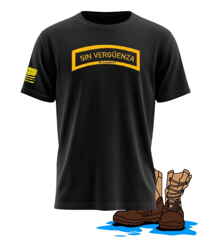 The Sinvergüenza T Shirt by The Wet Boots Podcast
