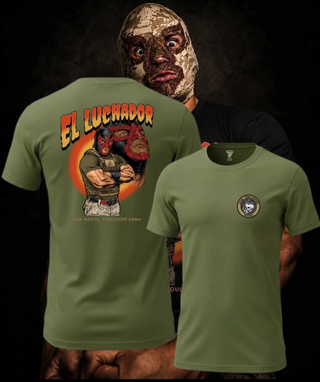 EL LUCHADOR T-SHIRT BY LZH HOCKEY