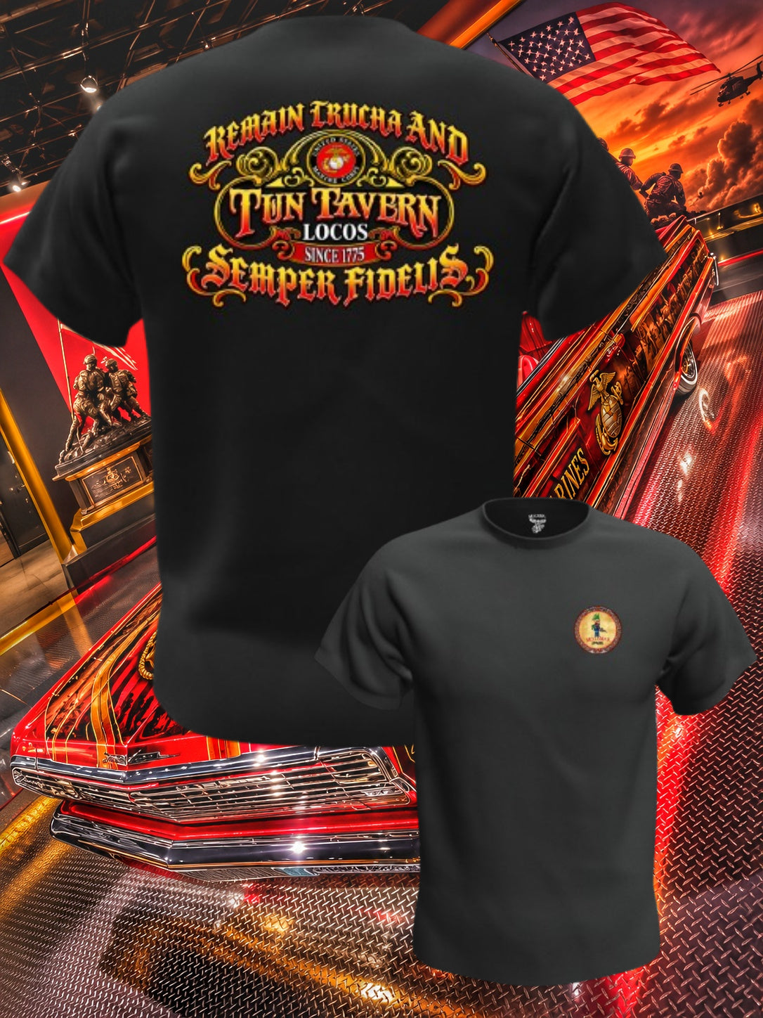 Tun Tavern Locos T-Shirt by MEXUSMAR Apparel PRESALE