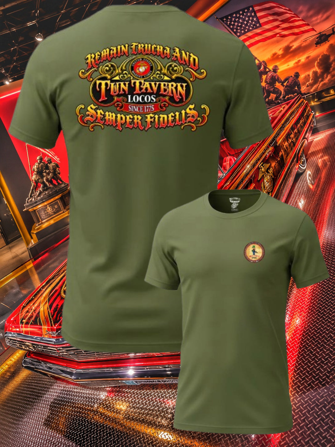Tun Tavern Locos T-Shirt by MEXUSMAR Apparel PRESALE