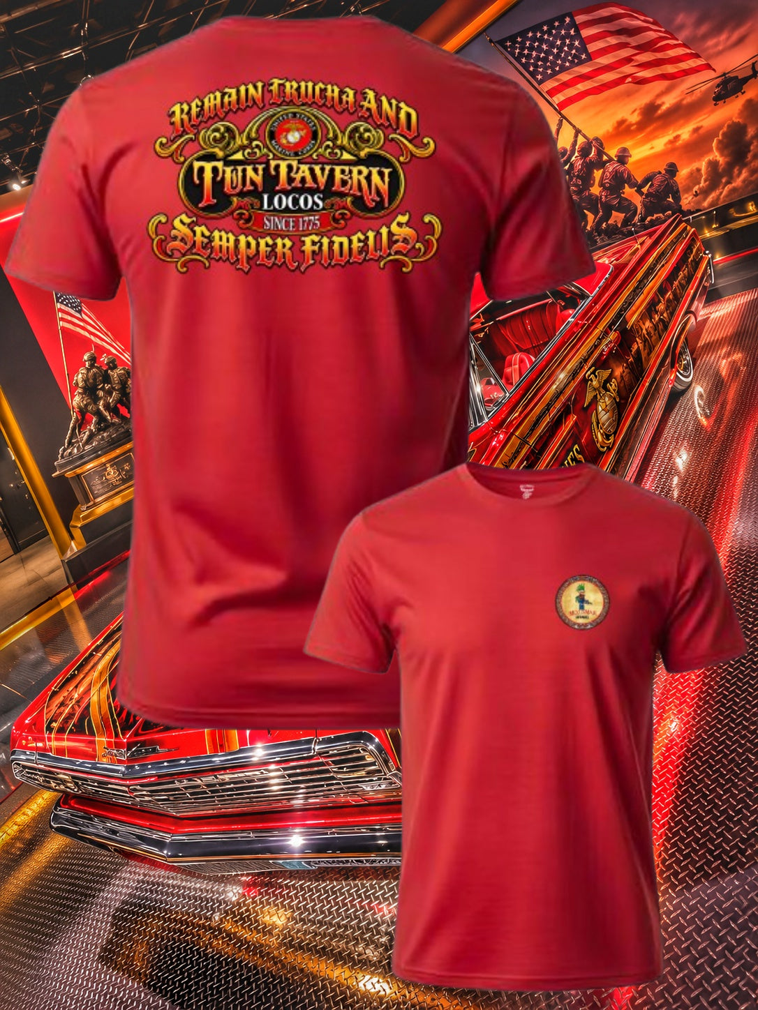 Tun Tavern Locos T-Shirt by MEXUSMAR Apparel PRESALE
