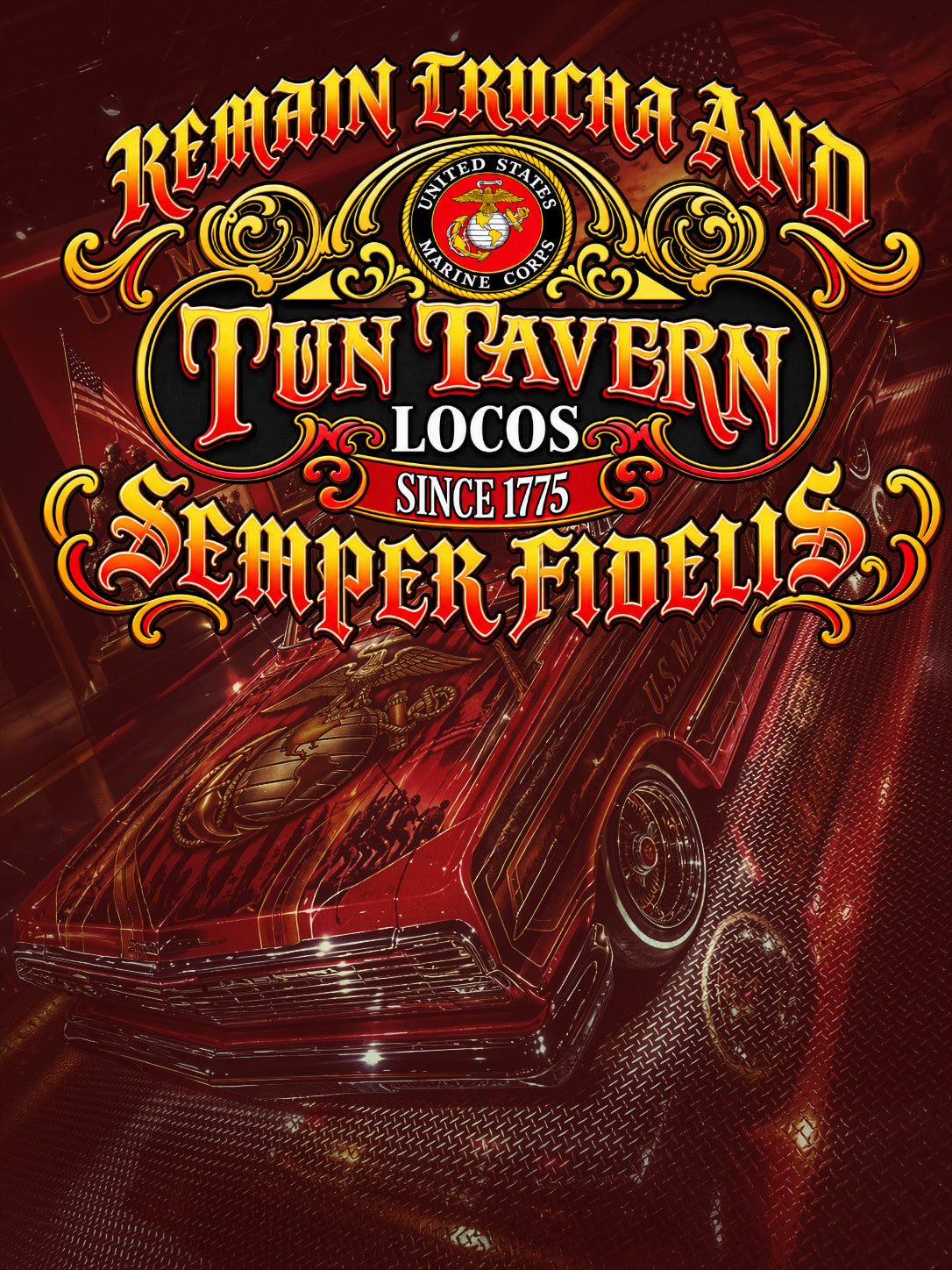 Tun Tavern Locos T-Shirt by MEXUSMAR Apparel PRESALE