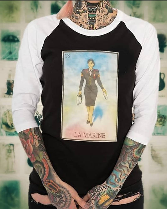 La Marine Loetria Baseball T Shirt by La Linea MEXUSMAR