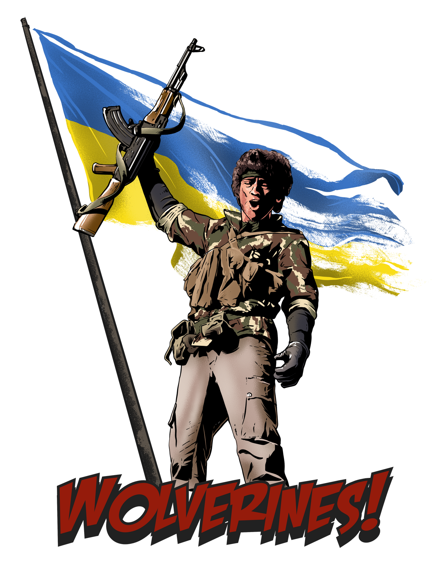 The Wolverines Never Die T Shirt by LZH Heroes