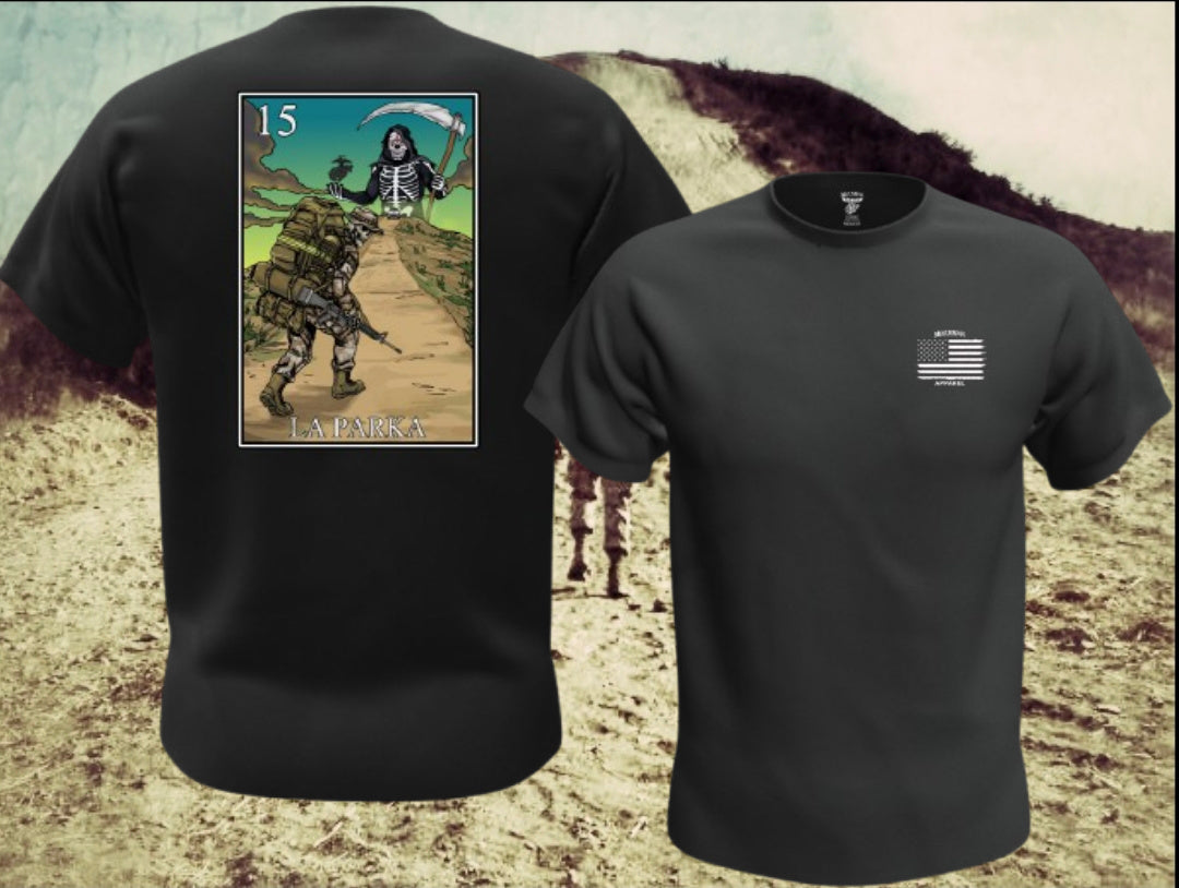 La Parka Lotería T Shirt by La Linea MEXUSMAR