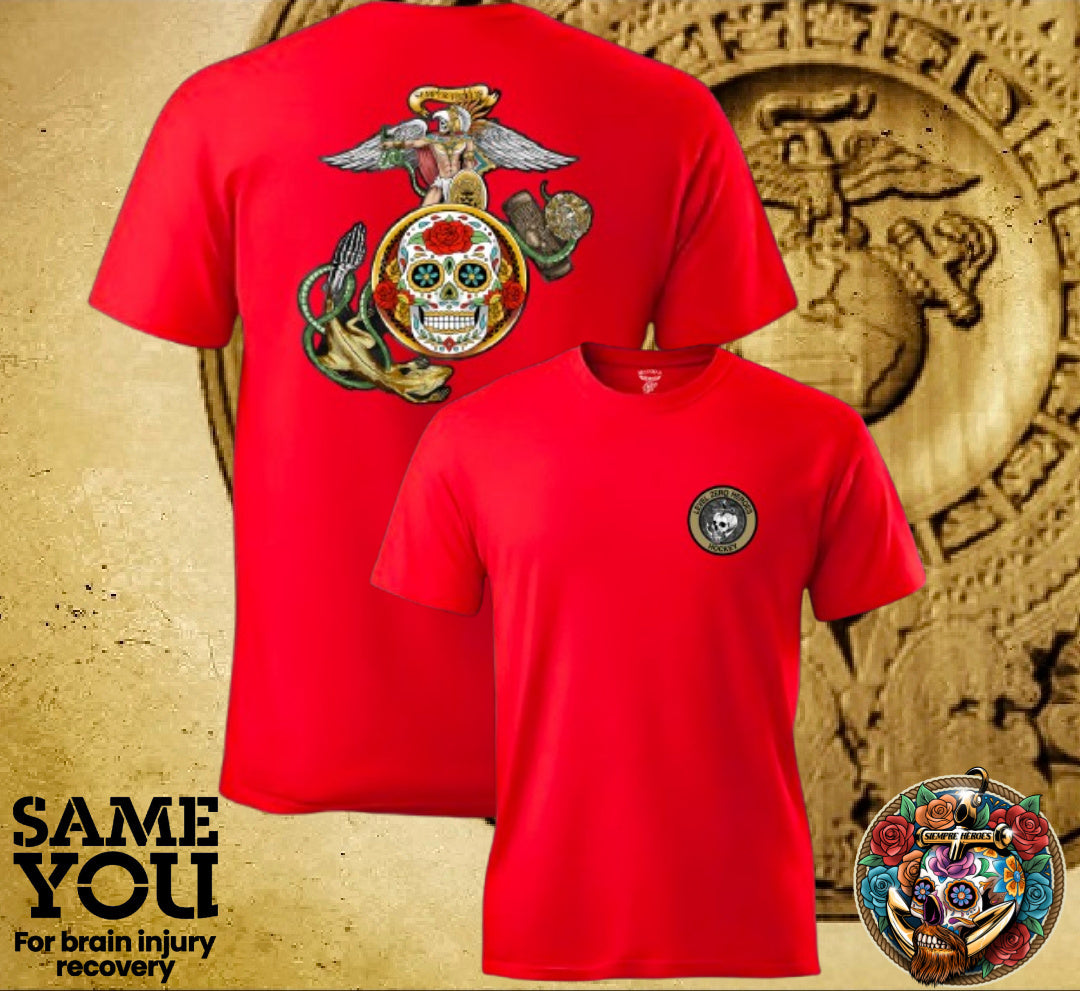 Azteca EGA T-Shirt by Level Zero Heroes Hockey