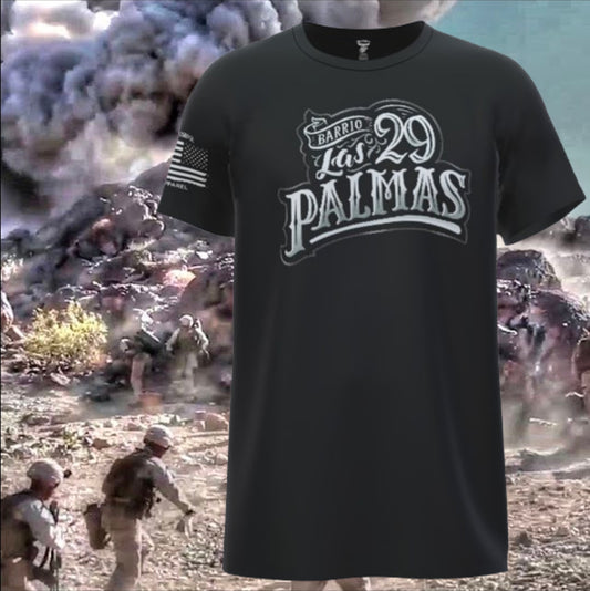 Barrio Las 29 Palmas T-Shirt by La Linea MEXUSMAR