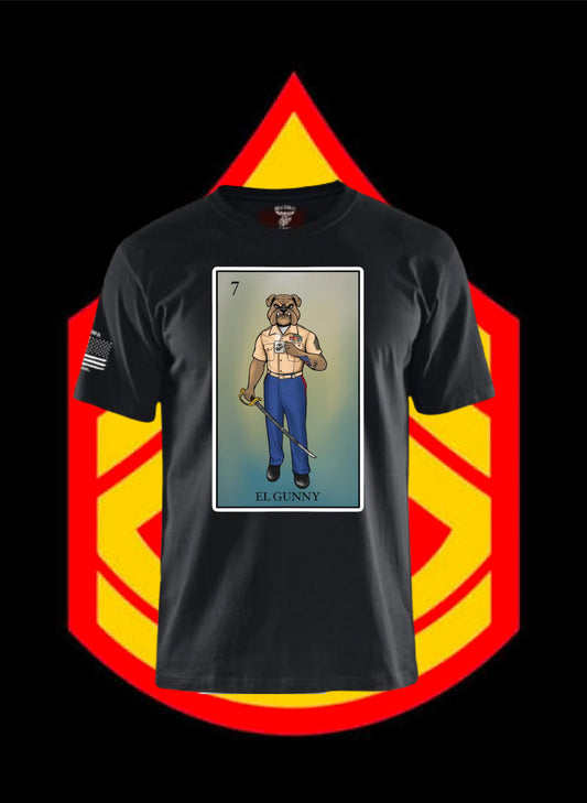 El Gunny Loteria T Shirt by La Linea MEXUSMAR