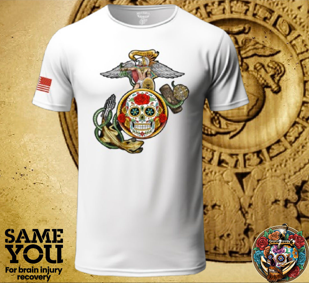 Azteca EGA T-Shirt by Level Zero Heroes Hockey