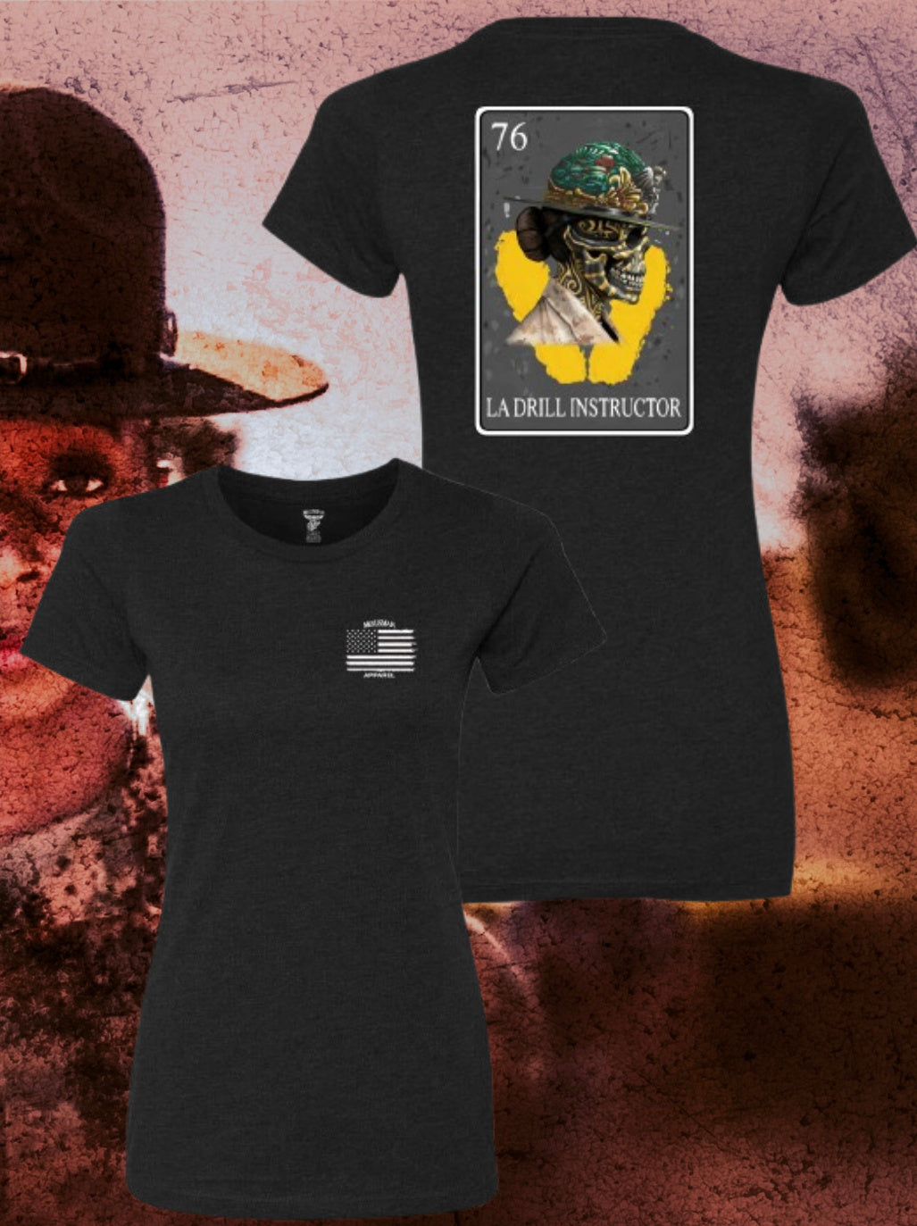La Drill Instructor Lotería T Shirt by La Linea MEXUSMAR