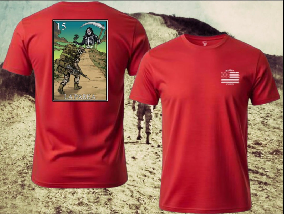 La Parka Lotería T Shirt by La Linea MEXUSMAR