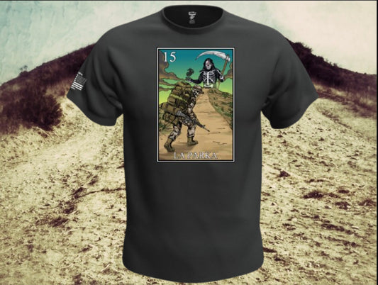 La Parka Lotería T Shirt by La Linea MEXUSMAR