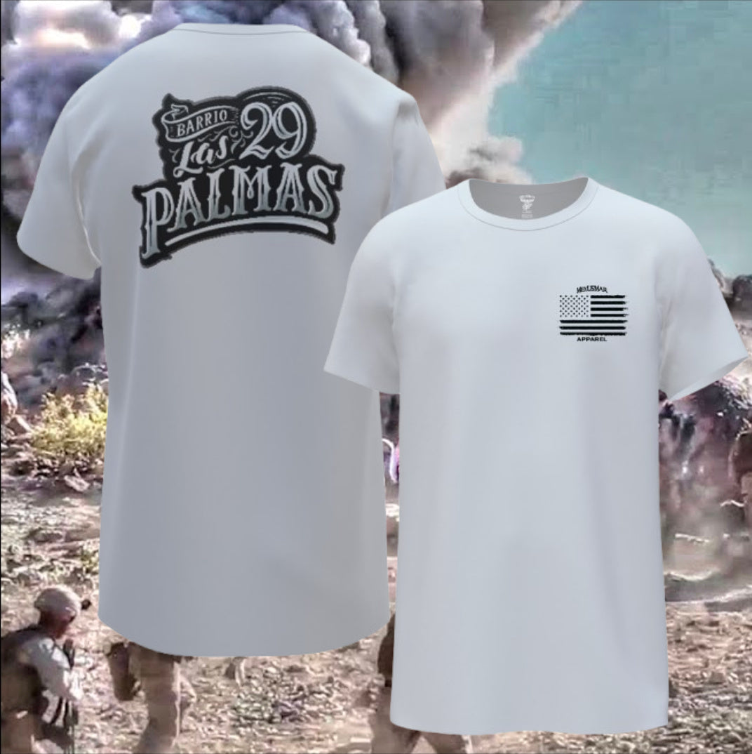 Barrio Las 29 Palmas T-Shirt by La Linea MEXUSMAR