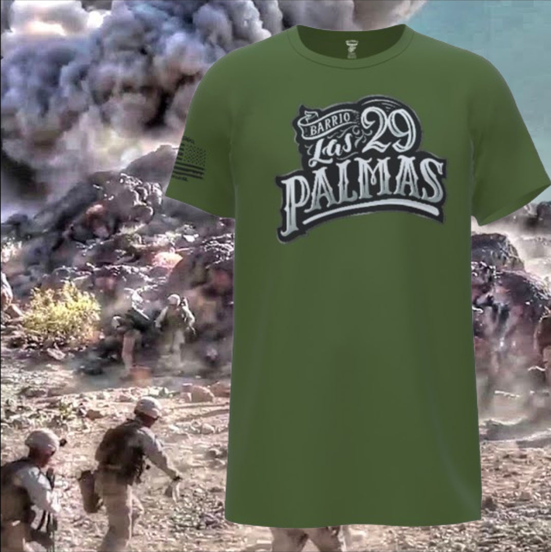 Barrio Las 29 Palmas T-Shirt by La Linea MEXUSMAR