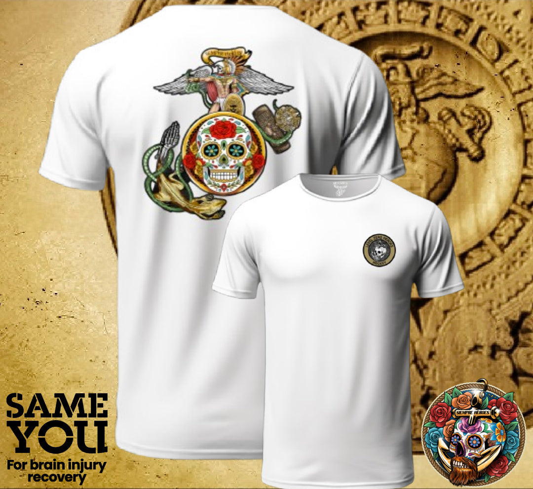 Azteca EGA T-Shirt by Level Zero Heroes Hockey