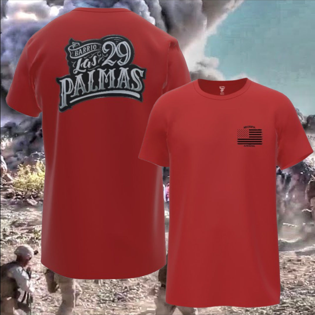 Barrio Las 29 Palmas T-Shirt by La Linea MEXUSMAR