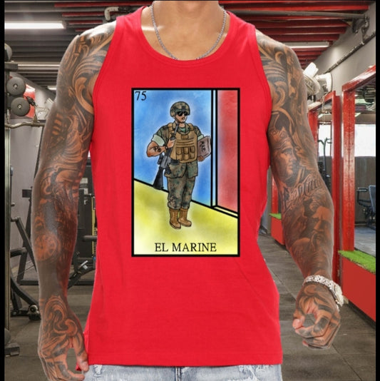 El Marine Loteria Tank Top by La Linea MEXUSMAR